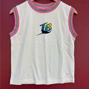 Terez MLB Cooperstown Collection Tampa Bay Rays Tank Top